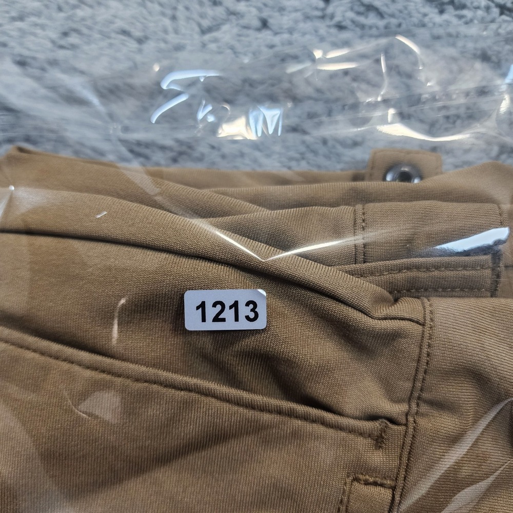 Banana Republic Performance Pants Mens 32x30 Beige Aiden Tech Ankle Snap Taper - Picture 12 of 12